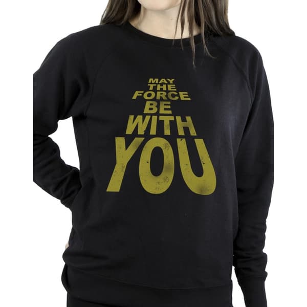 Star Wars Dam/kvinnor May The Force Be With You - Sweatshirt