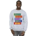 Miniatyrbilde 2 av 3: Johnny Bravo Mens Rectangle Pop Art Sweatshirt