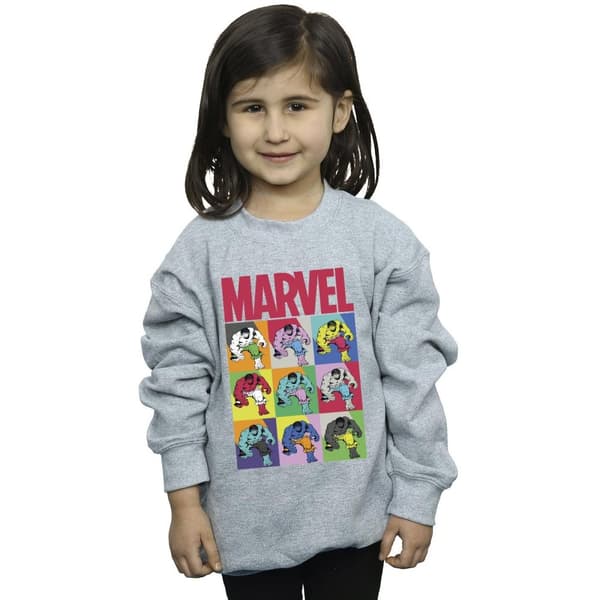 Marvel Girls Hulk Pop Art Sweatshirt