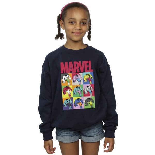 Marvel Girls Hulk Pop Art Sweatshirt