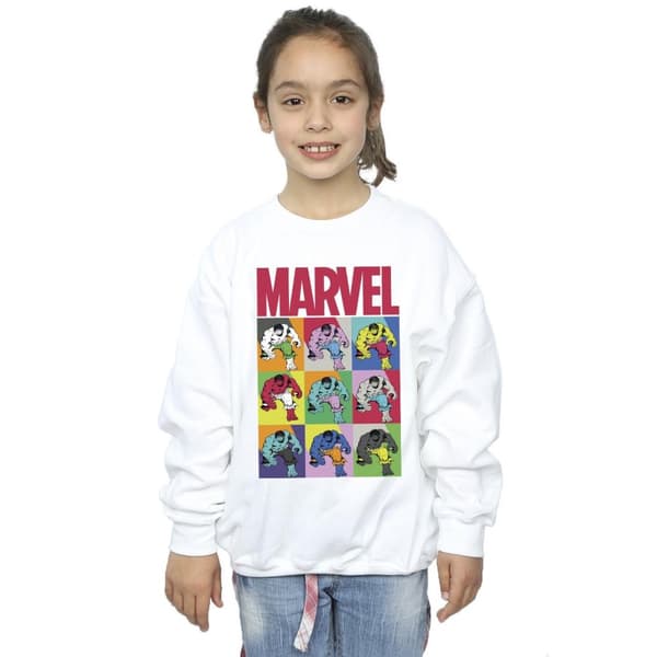 Marvel Girls Hulk Pop Art Sweatshirt