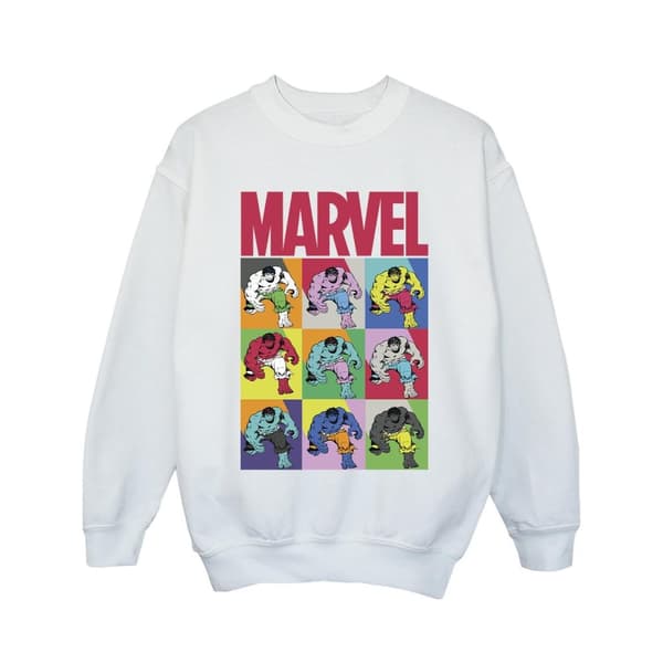 Marvel Girls Hulk Pop Art Sweatshirt