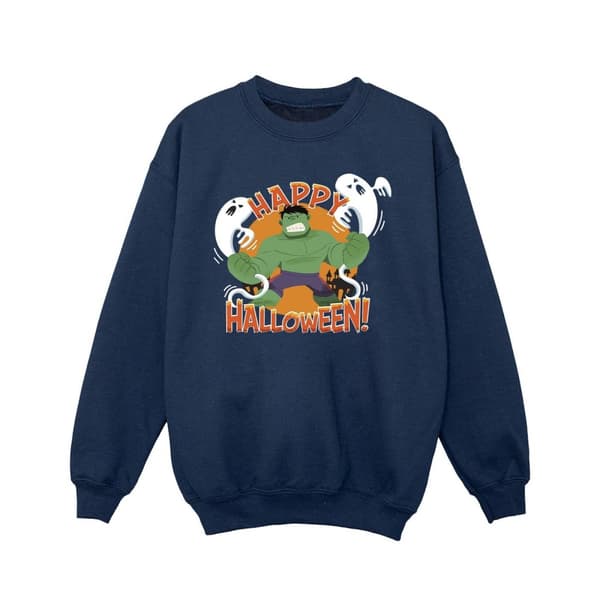 Marvel Girls Hulk Happy Halloween Sweatshirt