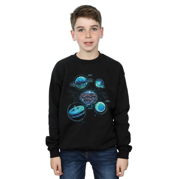 Ready Player One Pojkar Universum Karta Sweatshirt