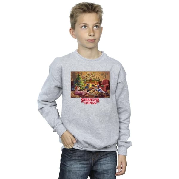 Netflix Boys Stranger Things Christmas Gathering Sweatshirt