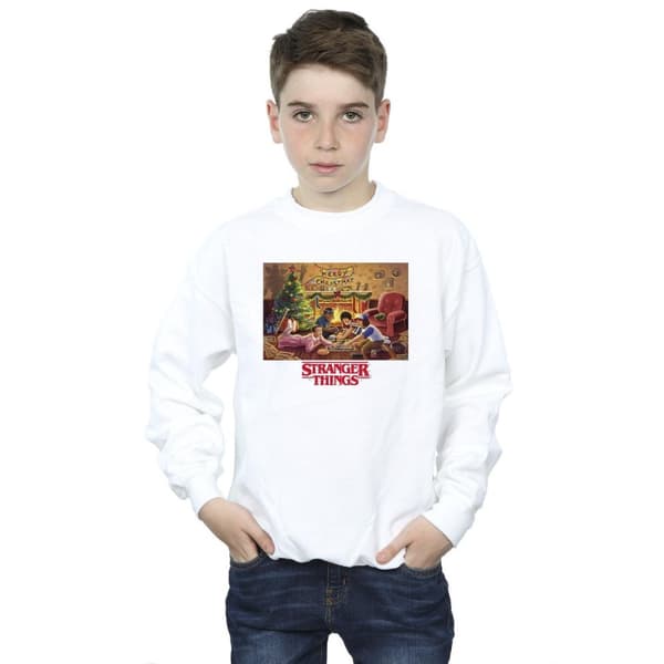 Netflix Boys Stranger Things Christmas Gathering Sweatshirt