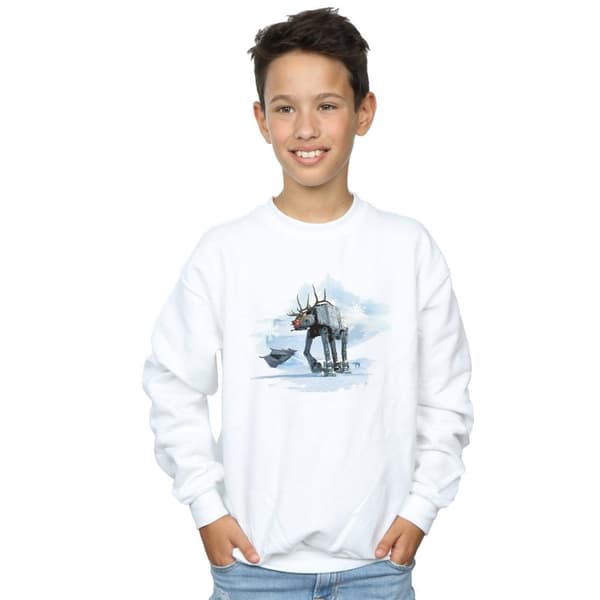 Star Wars Boys Christmas AT-AT Reindeer Sweatshirt