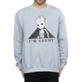 Miniatyrbild 3 av 5: Marvel Mens Guardians Of The Galaxy Vol. 2 Groot Mono Triangle Sweatshirt