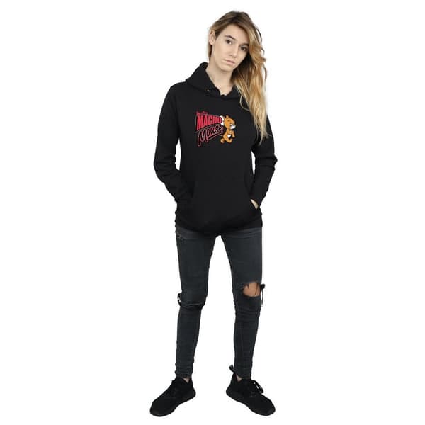 Tom And Jerry Womens/Ladies Macho Mouse Hoodie