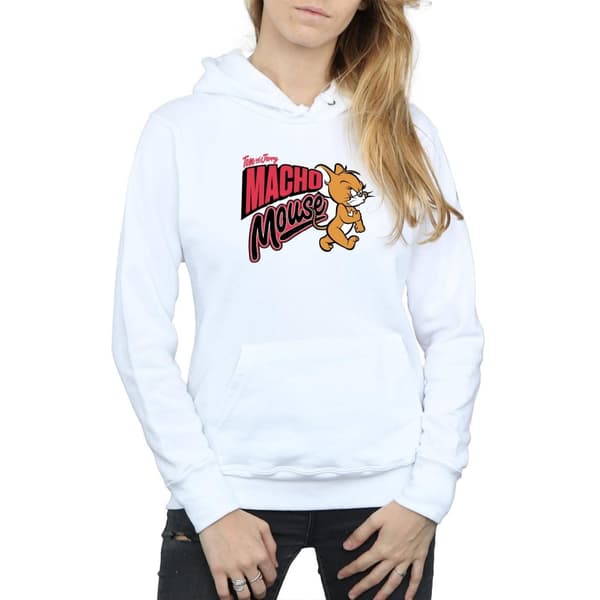 Tom And Jerry Womens/Ladies Macho Mouse Hoodie