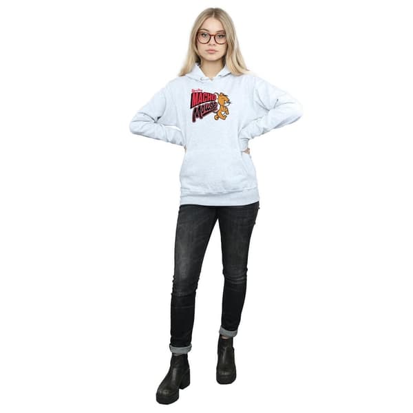 Tom And Jerry Womens/Ladies Macho Mouse Hoodie