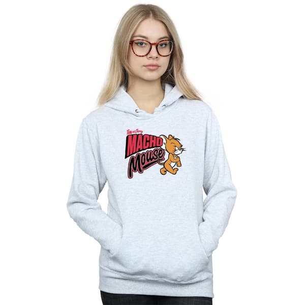 Tom And Jerry Womens/Ladies Macho Mouse Hoodie