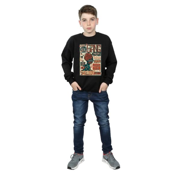 Big Bang Theory Boys Infographic Poster Sweatshirt