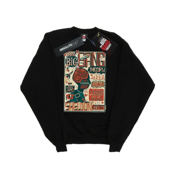 Big Bang Theory Sweatshirt med infografikaffisch för pojkar