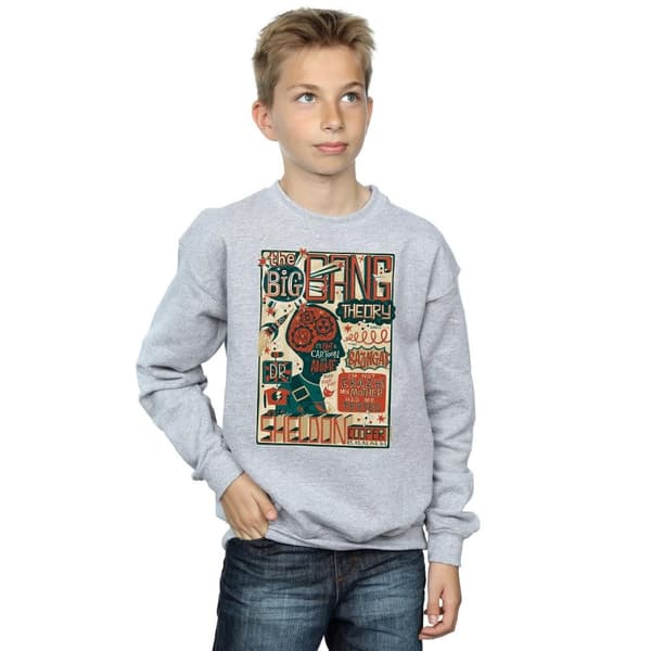 Big Bang Theory Boys Infographic Poster Sweatshirt