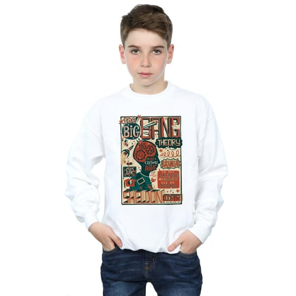 Big Bang Theory Sweatshirt med infografikaffisch för pojkar