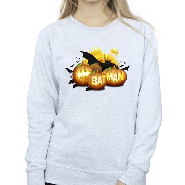 DC Comics Womens/Ladies Batman Pumpkins Sweatshirt