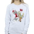 Miniatyrbild 3 av 4: Tom & Jerry Sweatshirt med julrenar för kvinnor/damer