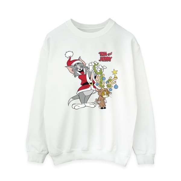 Tom & Jerry Sweatshirt med julrenar för kvinnor/damer