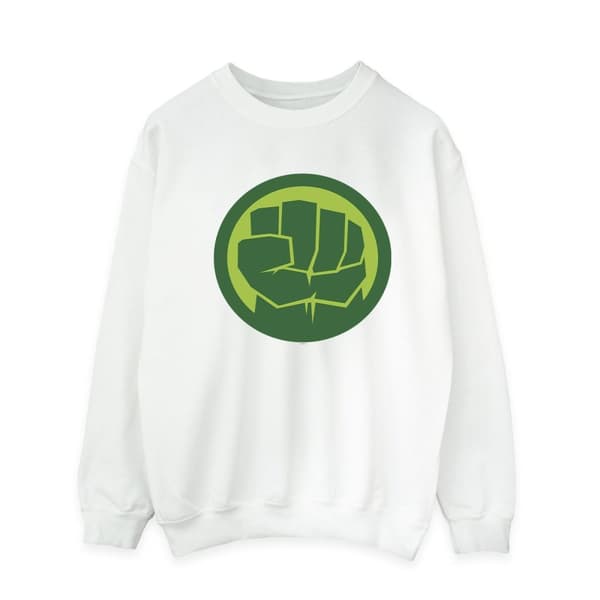 Marvel Mens Hulk Sweatshirt med logotyp på bröstet
