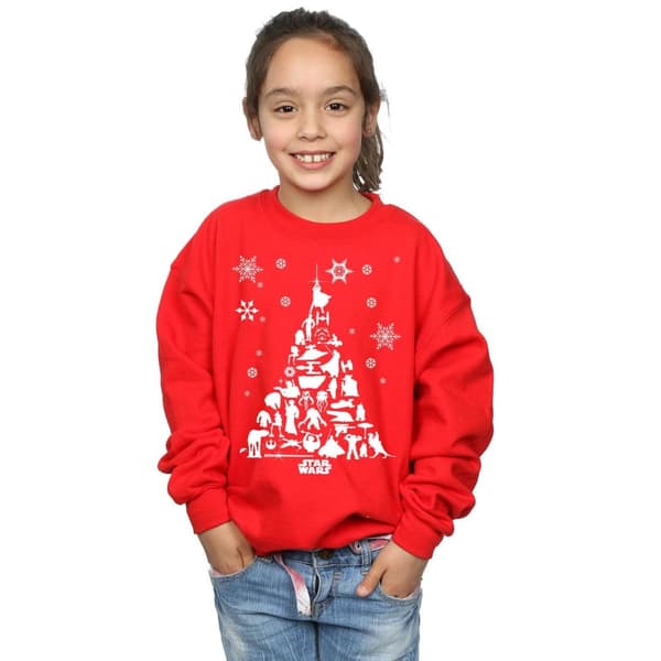 Star Wars Girls Christmas Tree Sweatshirt