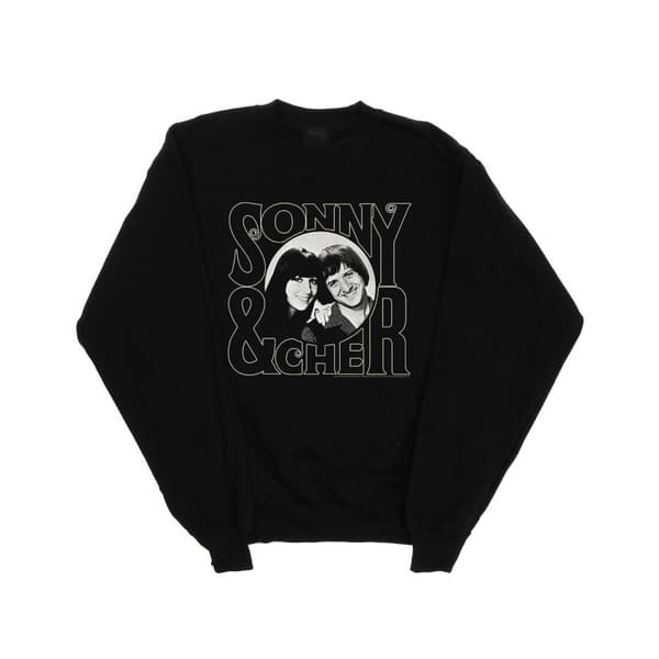 Sonny & Cher Sweatshirt - Circle Photo - Herrar