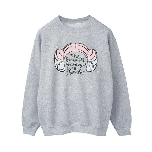 Star Wars Womens/Ladies Princess Leia Future Of The Galaxy Sweatshirt