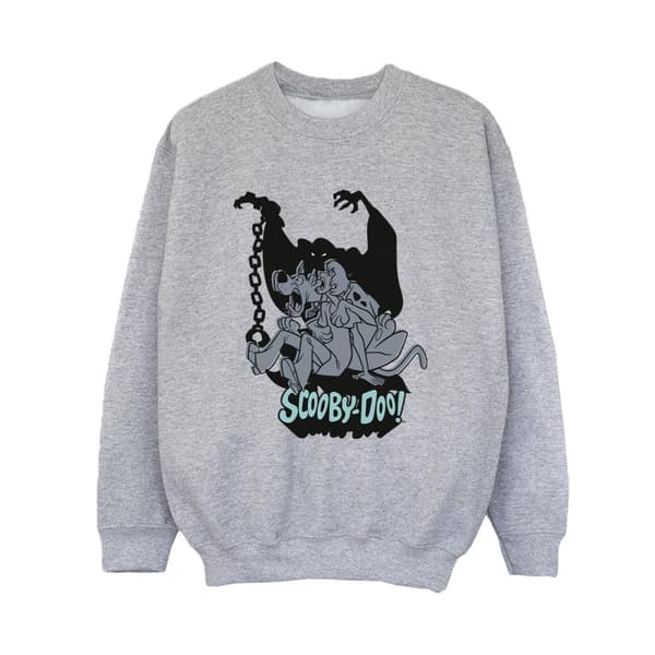 Scooby Doo Boys Scared Jump Sweatshirt