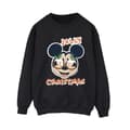 Miniatyrbild 1 av 3: Disney Dam/Tjej Musse Pigg Jolly Christmas Glasögon Sweatshirt