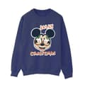 Miniatyrbild 1 av 3: Disney Dam/Tjej Musse Pigg Jolly Christmas Glasögon Sweatshirt