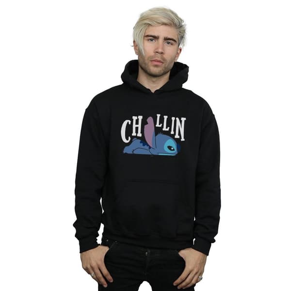 Disney Mens Lilo And Stitch Chillin Hoodie