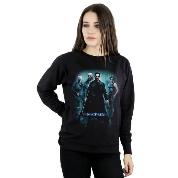 The Matrix Sweatshirt med affisch för grupp av kvinnor/damer