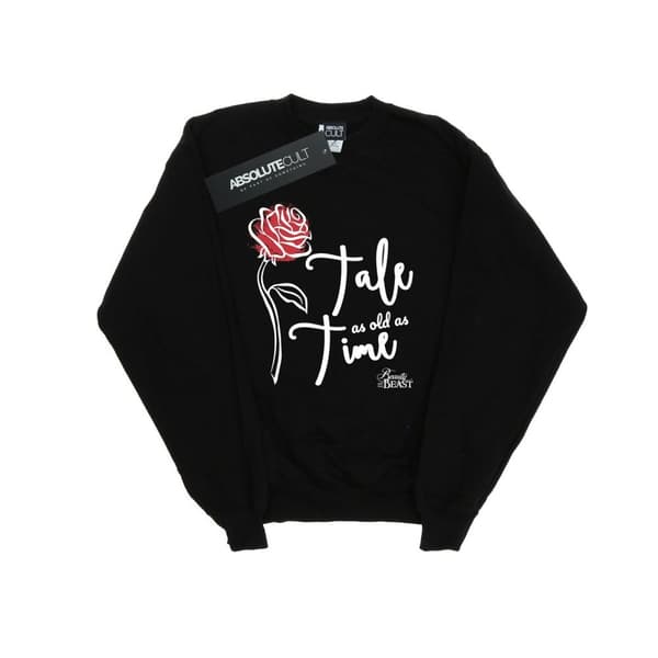 Disney Womens/Ladies Tale As Old As Time Rose Sweatshirt