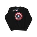 Miniatyrbild 1 av 3: Marvel Captain America Splatter Shield-tröja för flickor