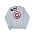 Miniatyrbild 1 av 4: Marvel Captain America Splatter Shield-tröja för flickor