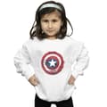 Miniatyrbild 2 av 3: Marvel Captain America Splatter Shield-tröja för flickor