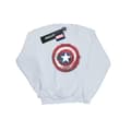 Miniatyrbild 1 av 3: Marvel Captain America Splatter Shield-tröja för flickor