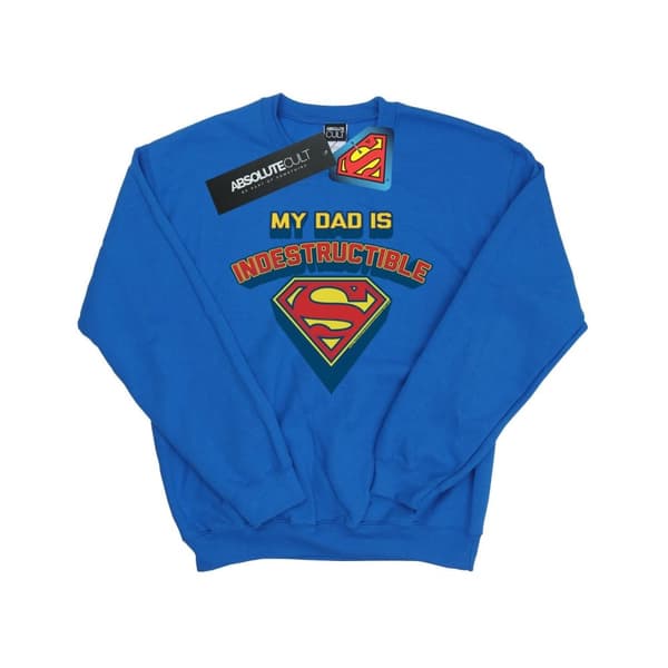DC Comics Girls Superman My Dad Is Indestructible Sweatshirt
