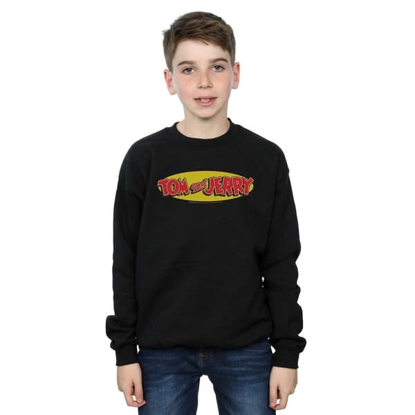 Tom And Jerry Boys Inline Logo Sweatshirt