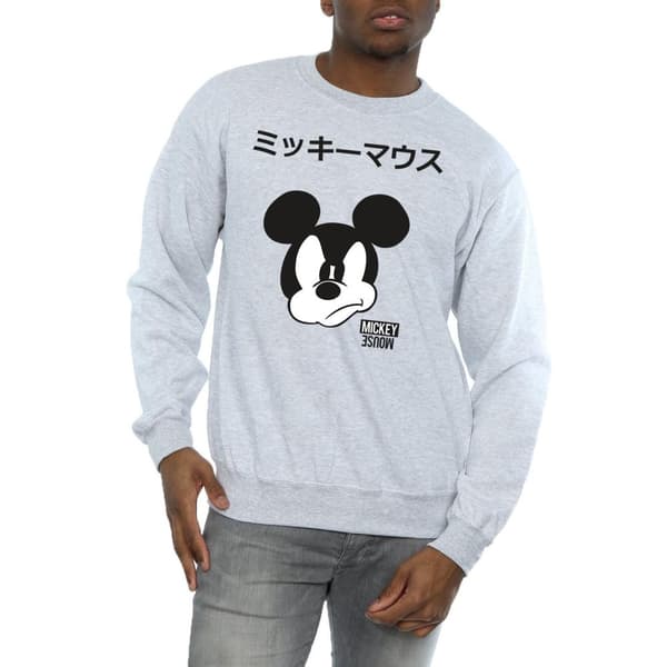 Disney Mens Mickey Mouse Japanese Sweatshirt