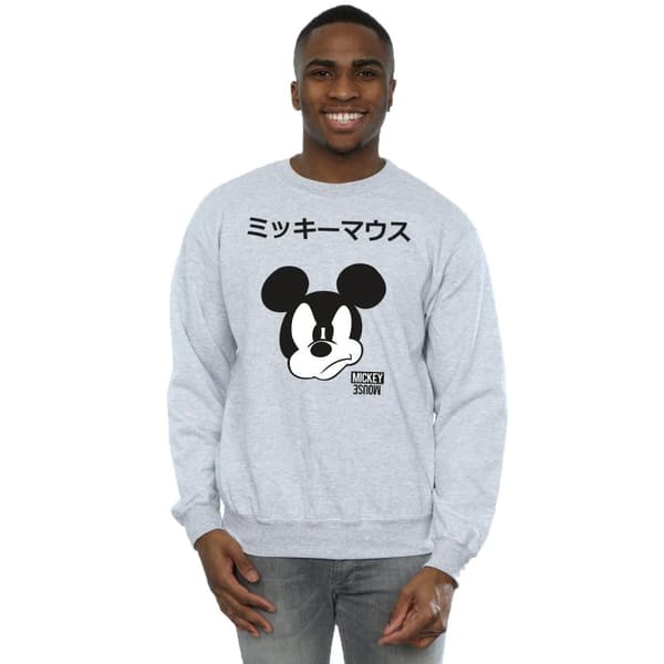 Disney Mens Mickey Mouse Japanese Sweatshirt