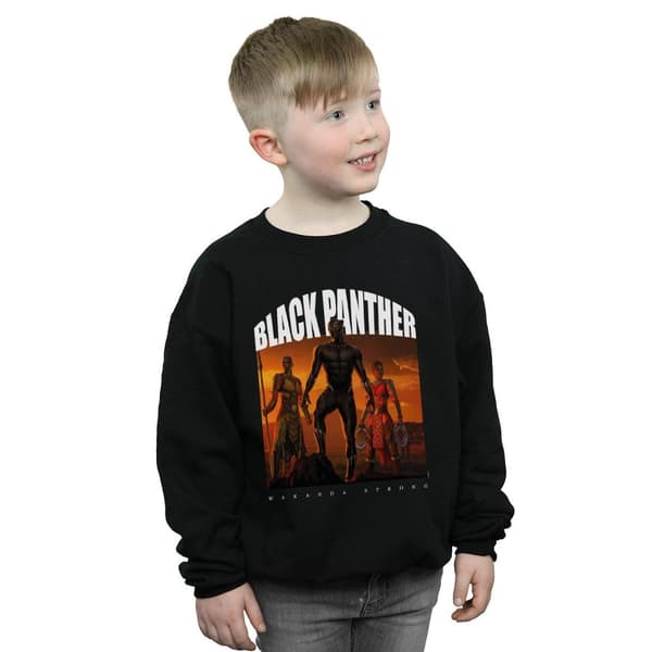 Marvel Black Panther Wakanda Strong-tröja för pojkar