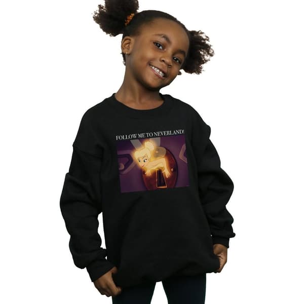 Disney Sweatshirt för flickor - Tinker Bell Follow Me