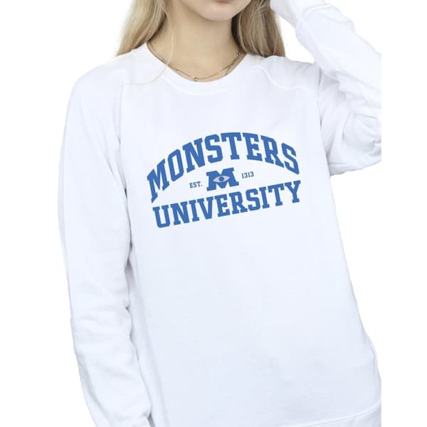 Disney Womens/Ladies Monsters University Logo Sweatshirt