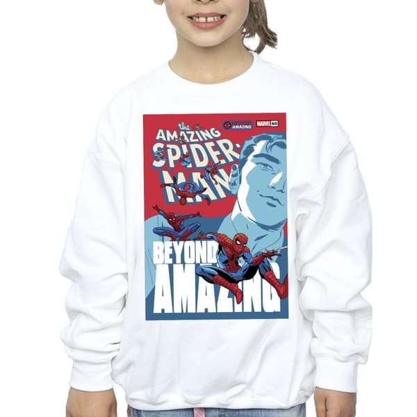 Marvel Spider-Man Beyond Amazing Cover Sweatshirt för flickor