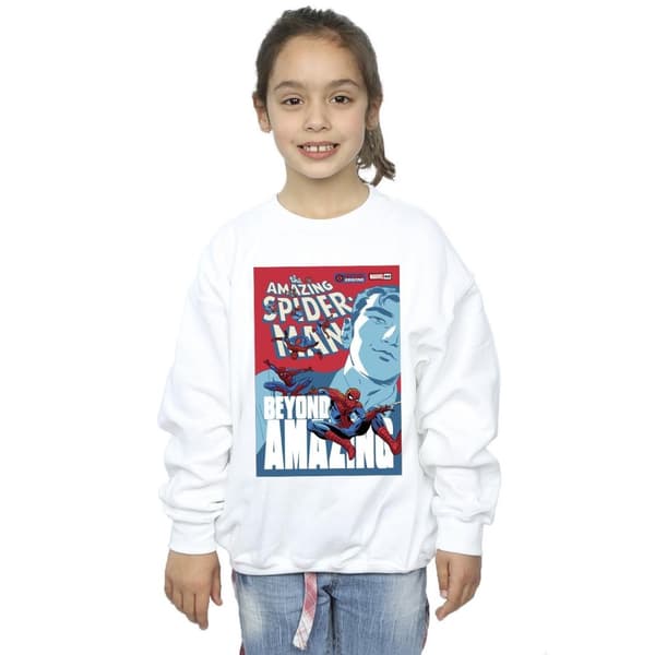 Marvel Spider-Man Beyond Amazing Cover Sweatshirt för flickor