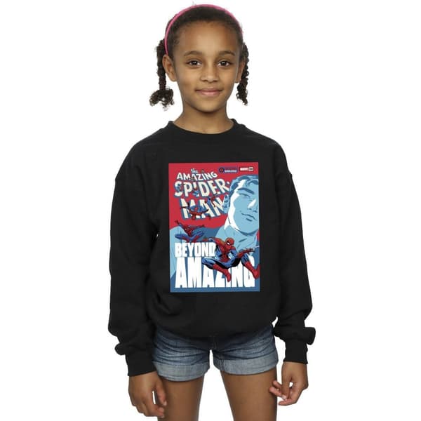 Marvel Spider-Man Beyond Amazing Cover Sweatshirt för flickor