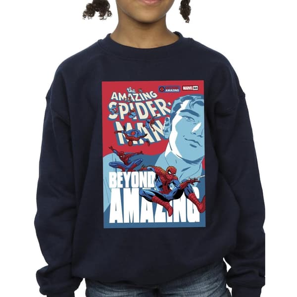 Marvel Spider-Man Beyond Amazing Cover Sweatshirt för flickor