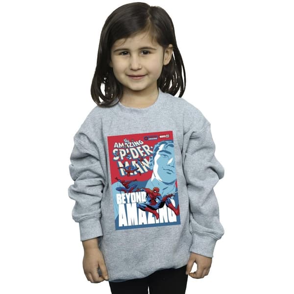 Marvel Spider-Man Beyond Amazing Cover Sweatshirt för flickor