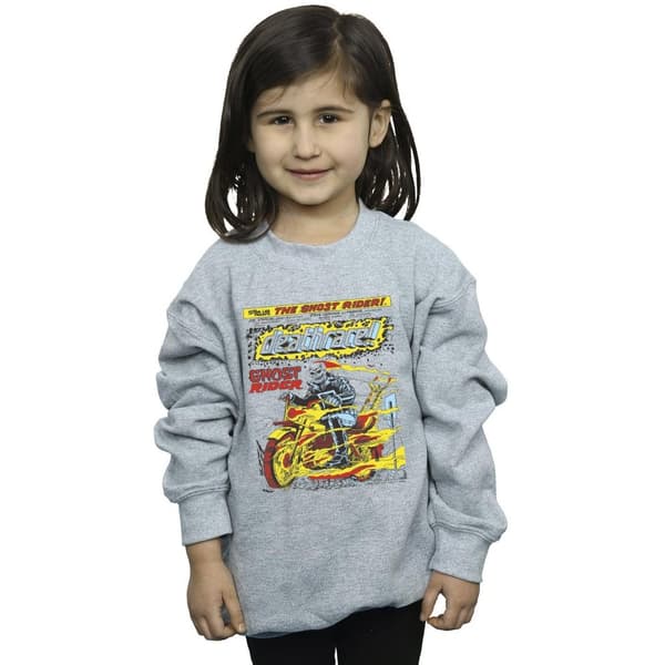 Marvel Girls Ghost Rider Chest Deathrace Sweatshirt